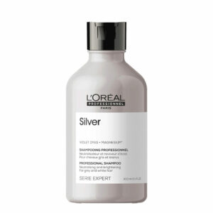 L’Oréal Professionnel Paris Serie Expert Silver Shampoo 300ml – antigiallo per capelli biondi bianchi e grigi